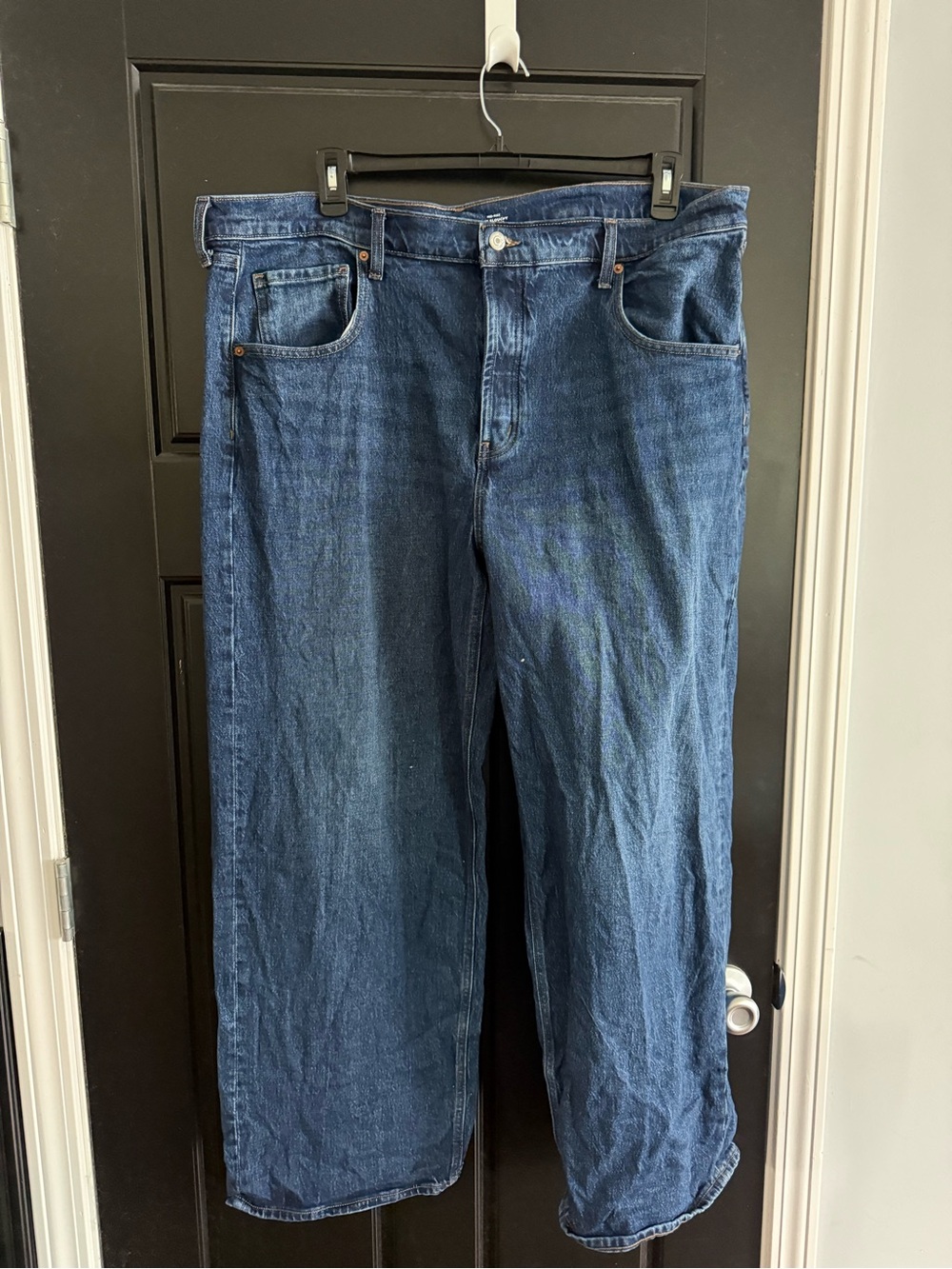 Women's Straight-Leg Blue Denim Jeans